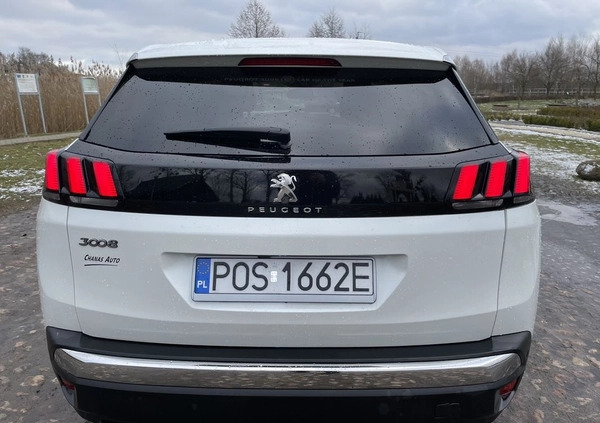 Peugeot 3008 cena 76500 przebieg: 107000, rok produkcji 2017 z Miechów małe 562